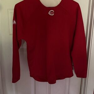 Red Long-Sleeve Cincinnati Reds Long Sleeve Shirt.